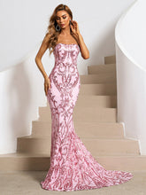 Robe bustier à sequins Juliett